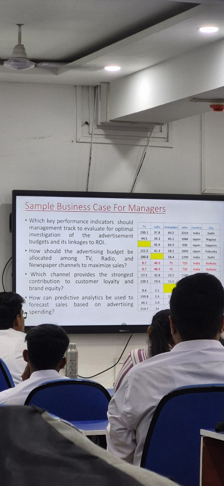 A real STEP session ā working through a business analytics case study